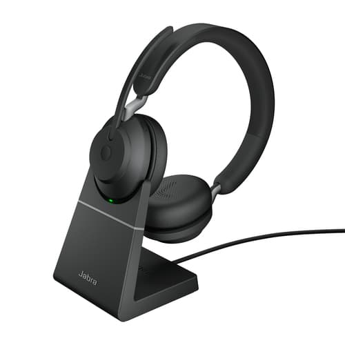 Jabra Evolve2 65 Bluetooth Headset UC Stereo USB-C with Stand