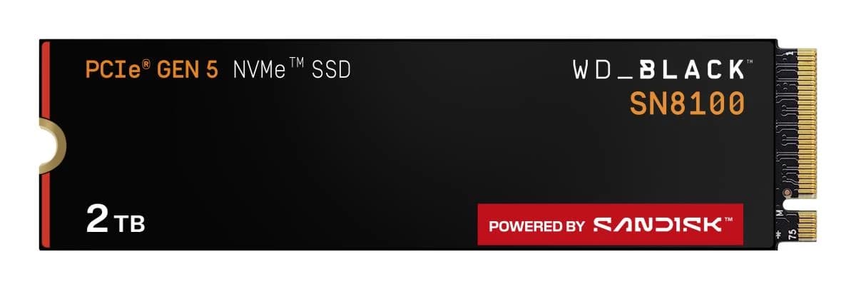 SanDisk 2TB WD_BLACK SN8100 NVMe SSD