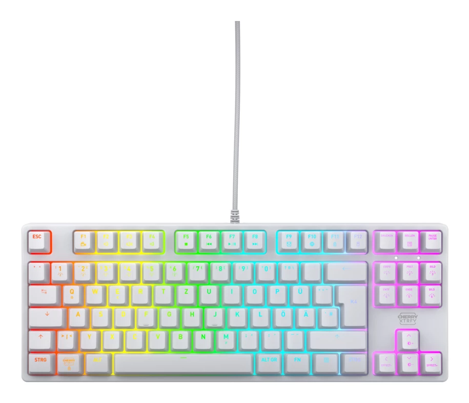 Cherry Xtrfy K4V2 RGB TKL MX2A Red DE (White)