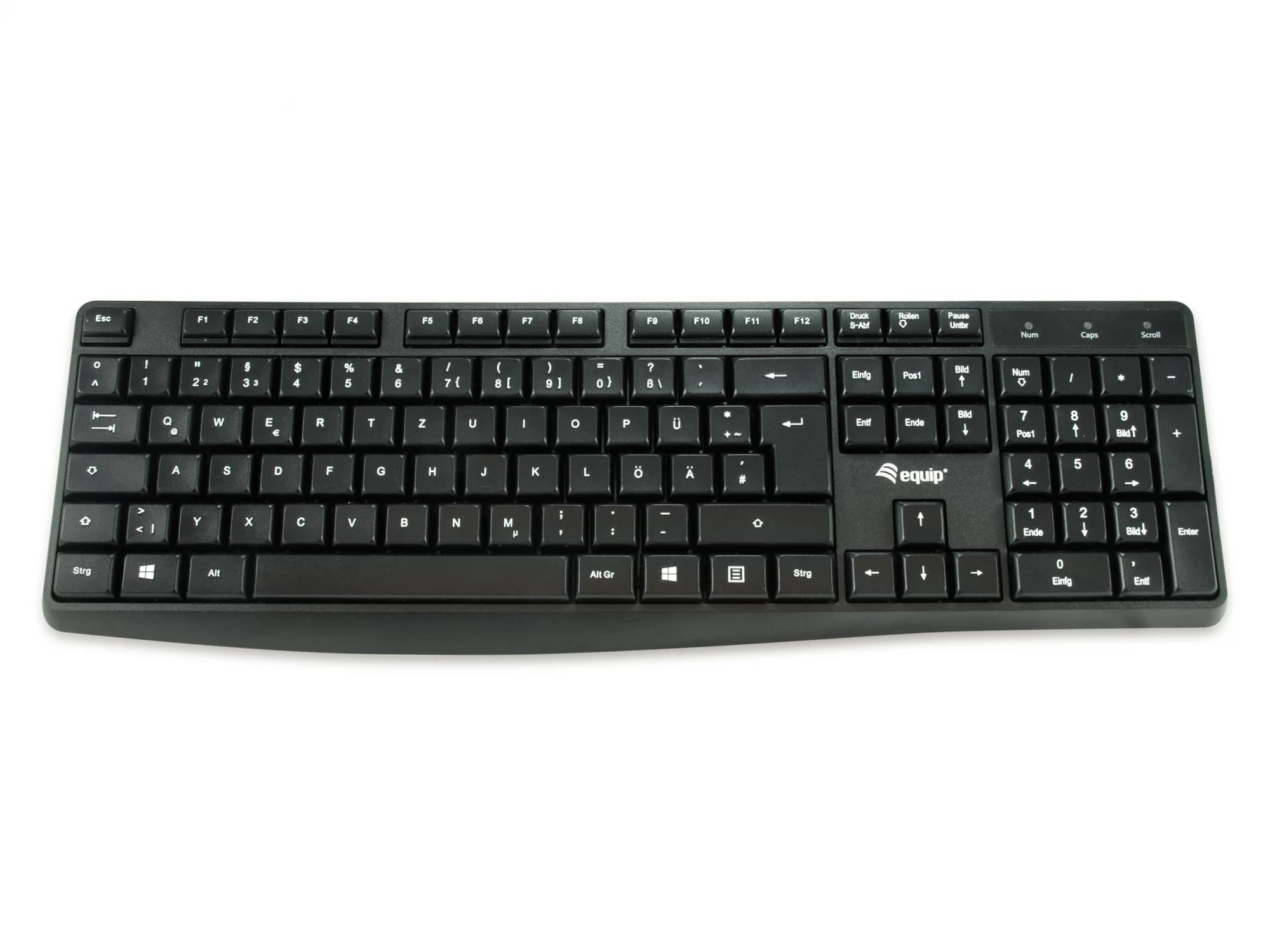 Equip Wired USB Keyboard German (Black)