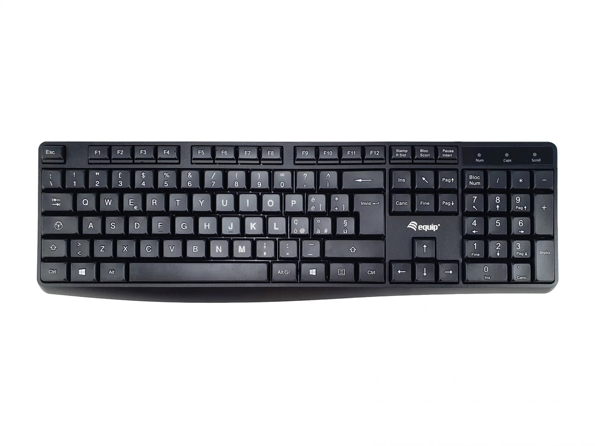 Equip Wired USB Keyboard Italian (Black)