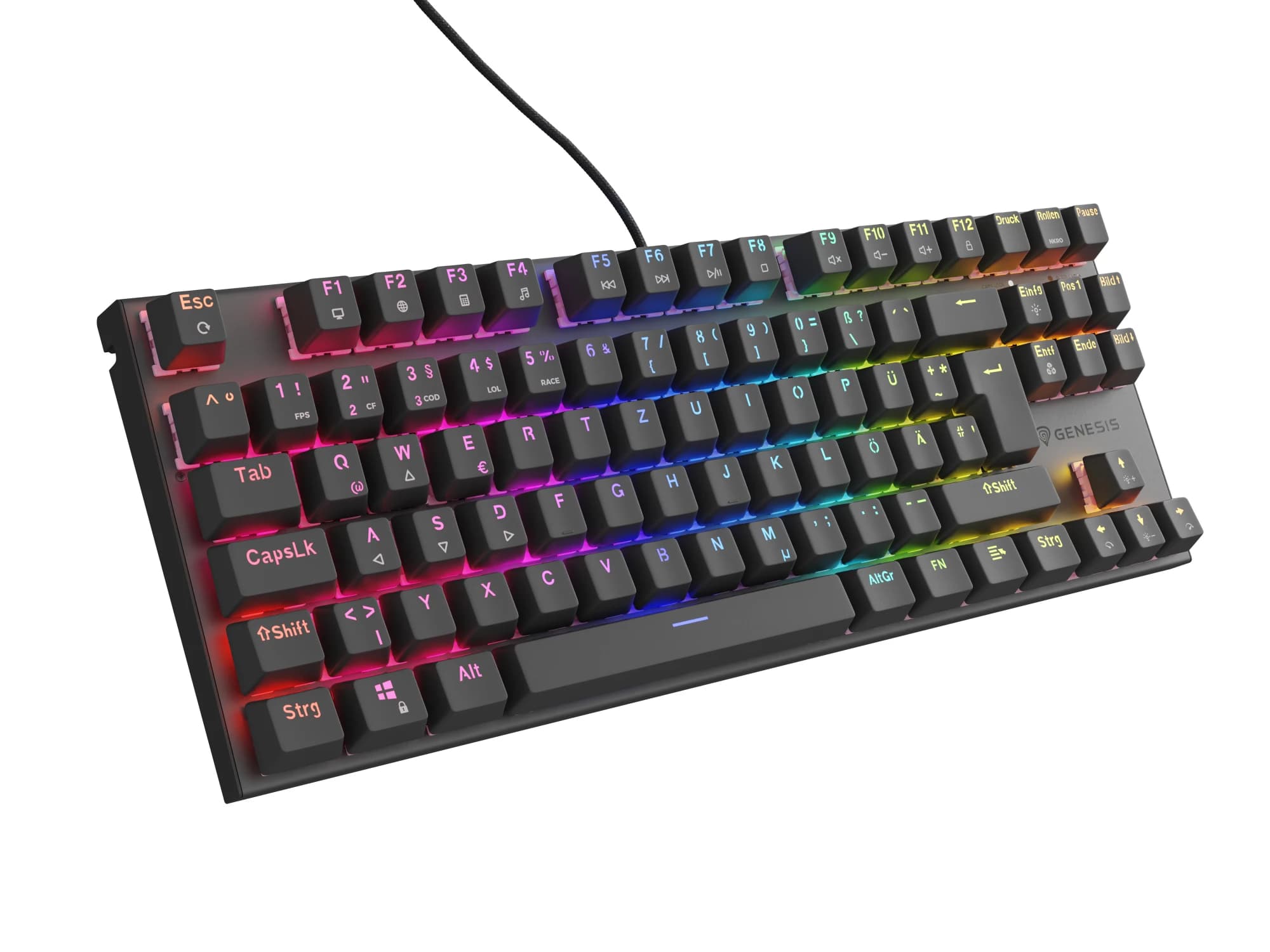 Genesis Thor 303 TKL Outemu Peach Silent DE