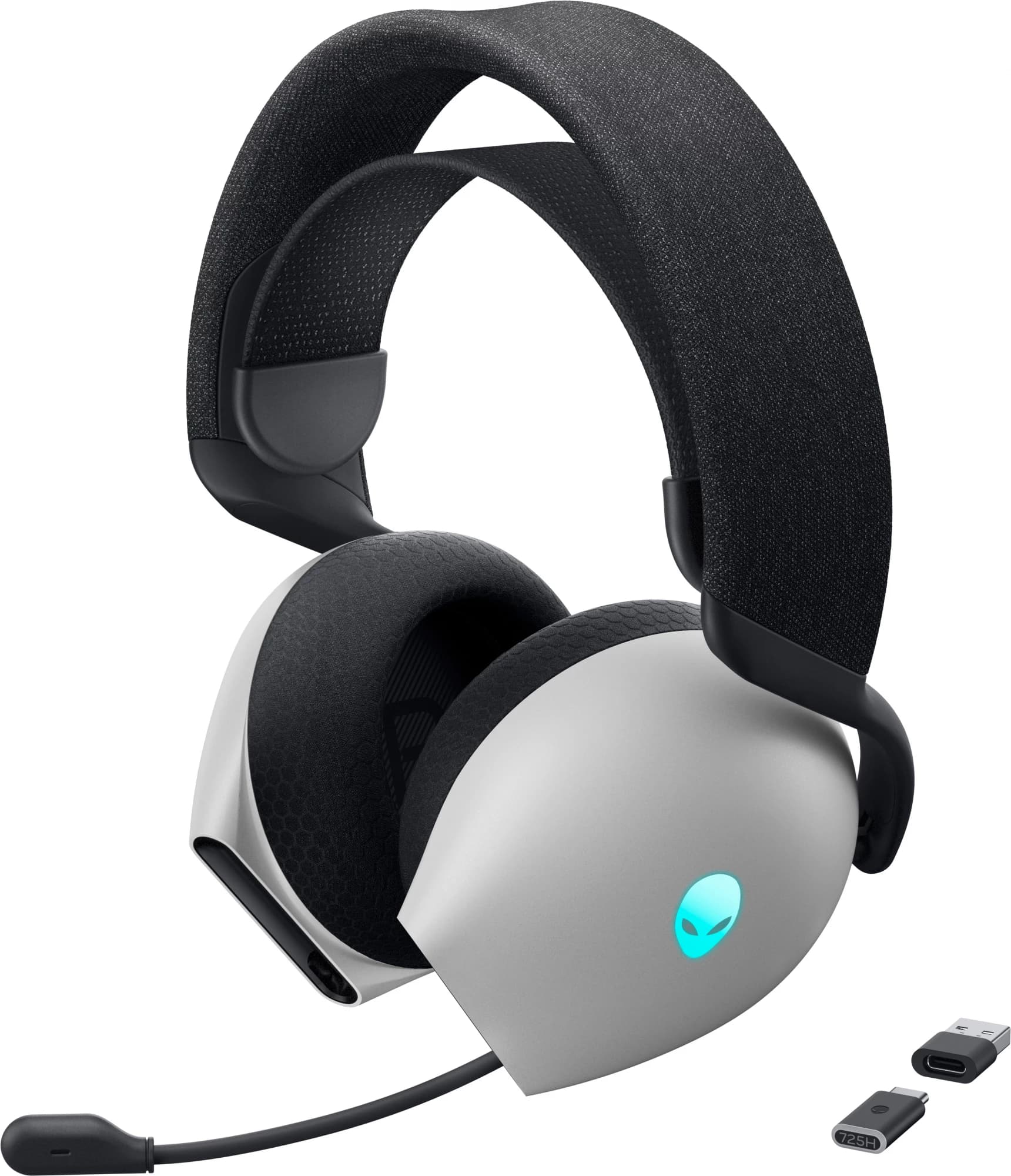 Dell Alienware AW725H Tri-Mode Wireless Gaming Headset (Lunar Light)