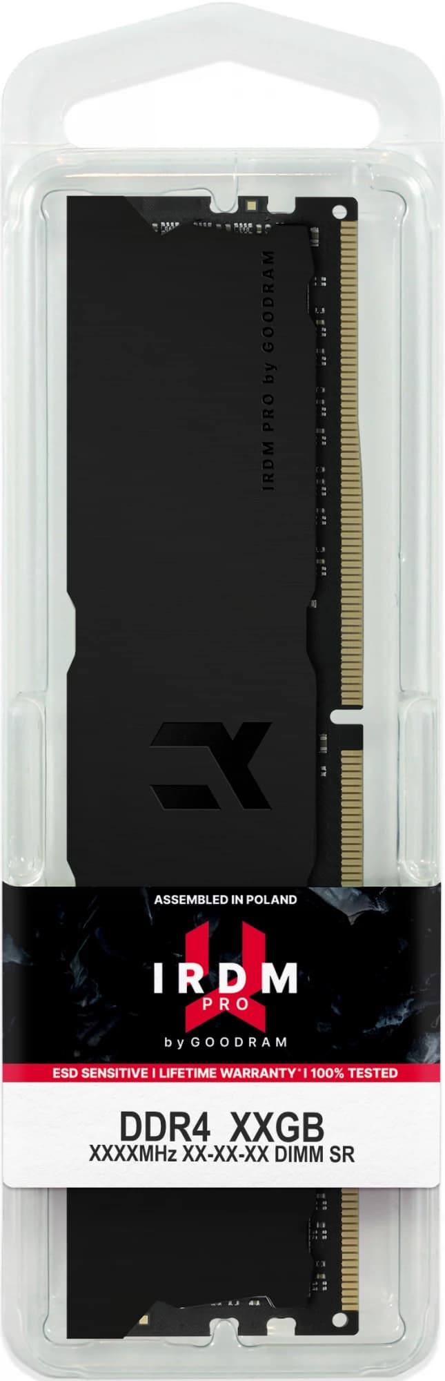 Goodram 16GB 3600MHz CL18 DDR4 IRDM PRO Deep Black kit (2x8)