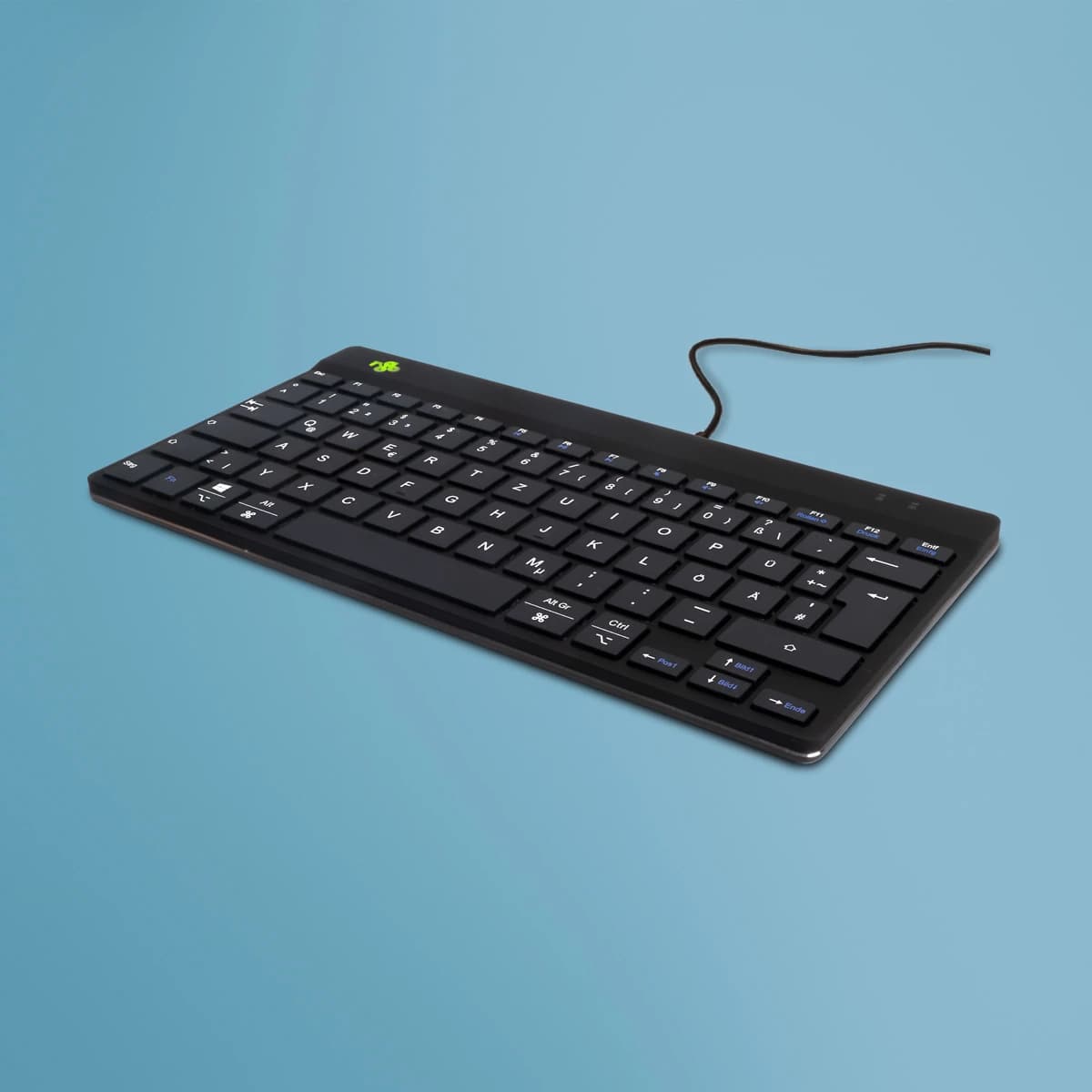 R-Go Tools Compact Break Keyboard DE Wired (Black)