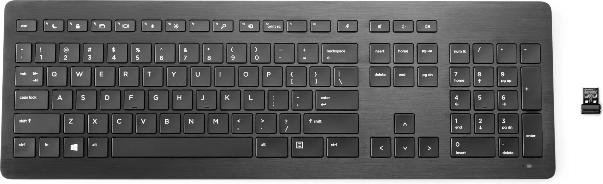 HP Wireless Premium Keyboard Black (German)