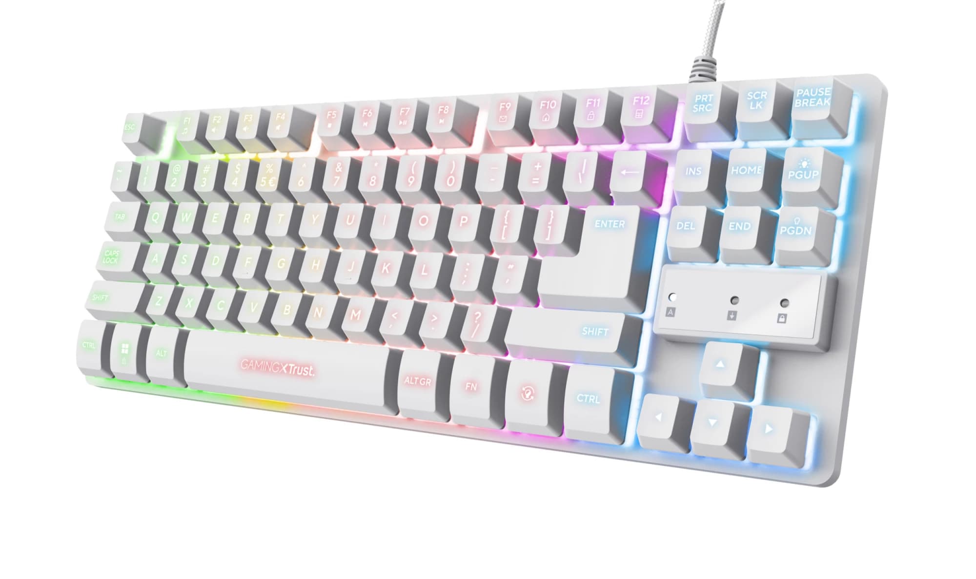 Trust GXT 833W Thado TKL German (White)