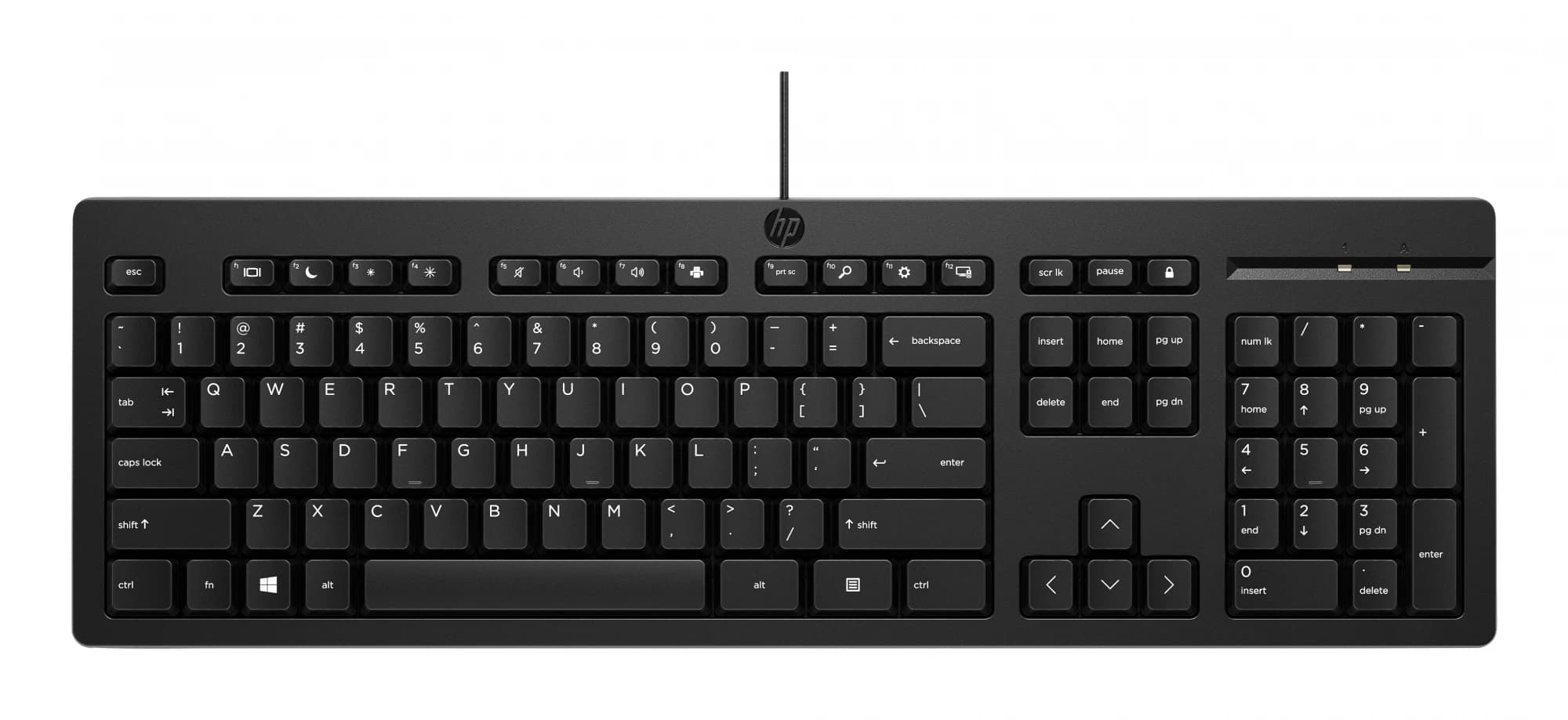 HP 125 Wired Ukrainian (Black)