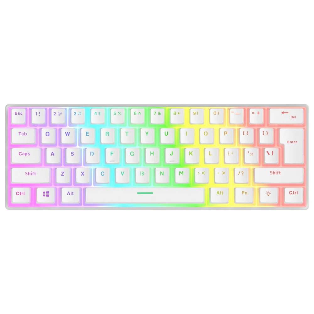 Rampage Radiant K11 RGB Blue Switch (White)
