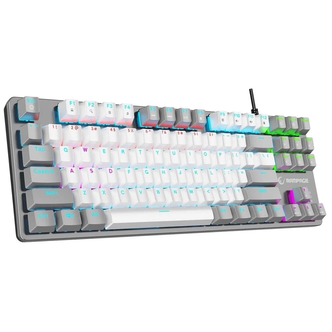 Rampage Snug K14 RGB KRGD Red (White/Grey)