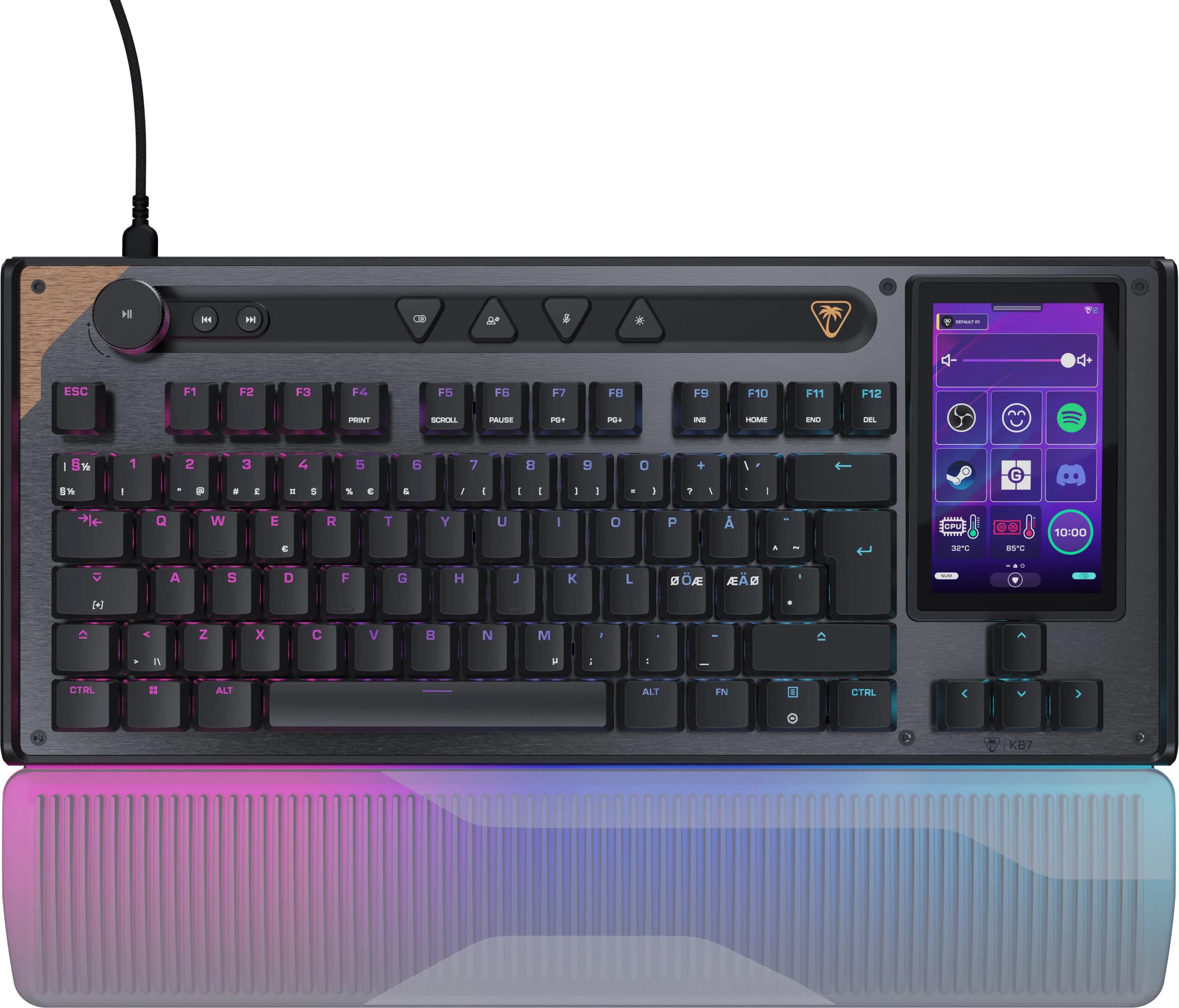 Turtle Beach Command KB7 TKL Nordic (Black)