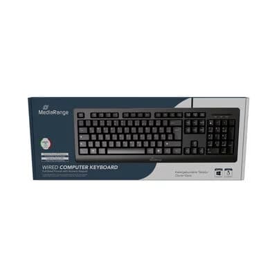MediaRange MROS109 Wired USB Keyboard (Black) Italian