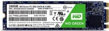Western Digital 240GB WD Green M.2 SATA SSD