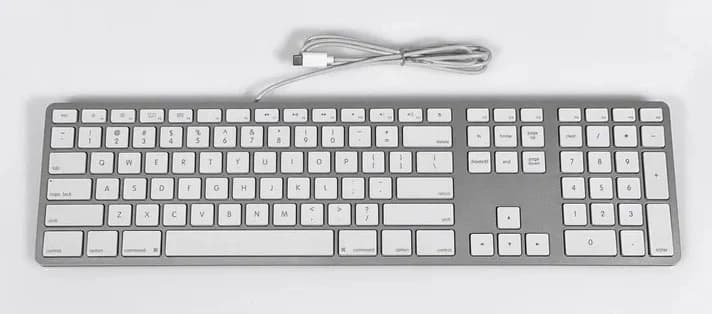 Matias Wired USB-C Keyboard for Mac (Silver) US