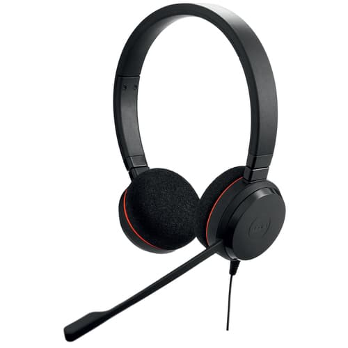 Jabra Evolve 20 Wired Headset MS Stereo (Black)