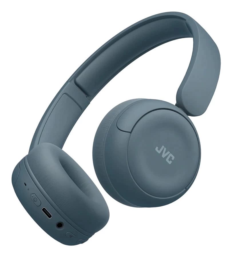 JVC HA-S59W Bluetooth On-Ear Headphones (Blue)