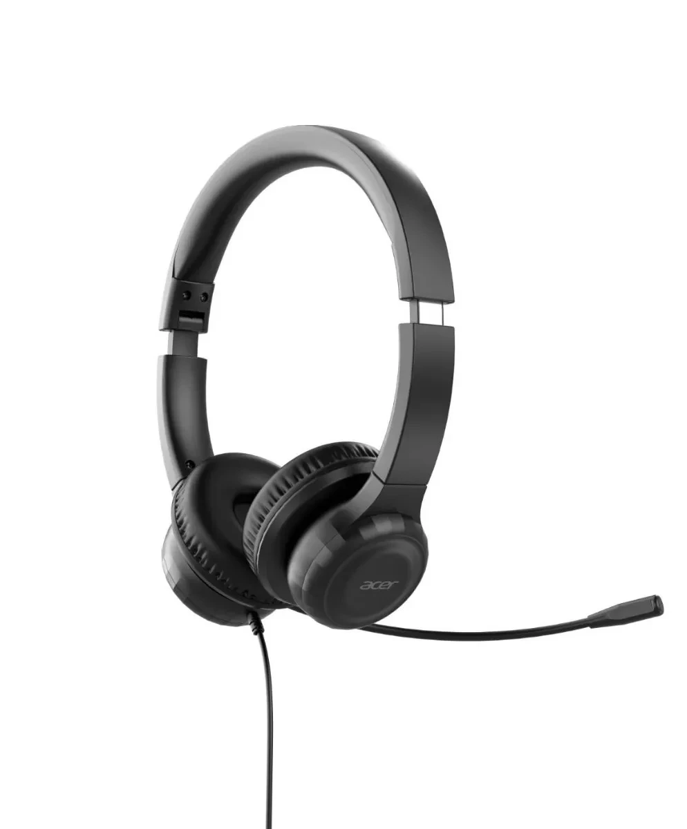 Acer AHW154 Office Headset 3.5 mm (Black)