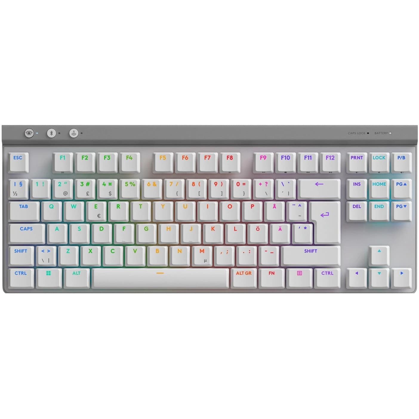 Logitech G515 Lightspeed TKL (White) Nordic