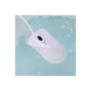 Seal Shield Silver Storm Washable Mouse (White)