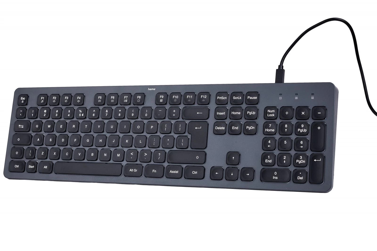Hama CK-400 Wired Backlit (Black/Grey)