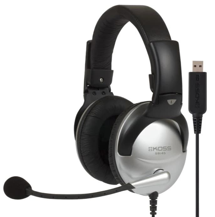 Koss SB45 USB (Black/Silver)