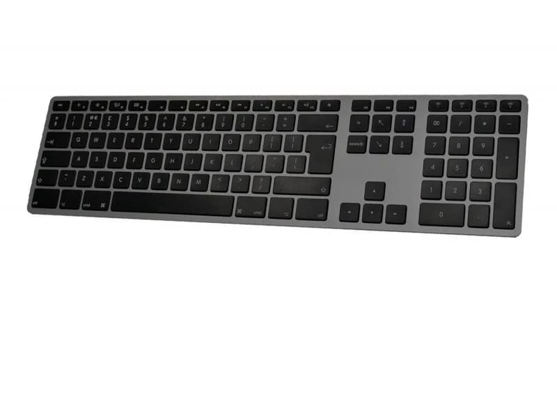 Matias Wireless Aluminum Keyboard Illuminated UK (Space Gray)