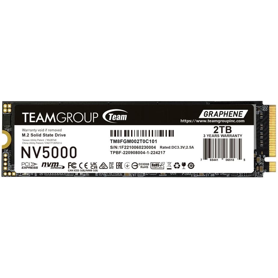 TEAMGROUP 2TB NV5000 NVMe SSD