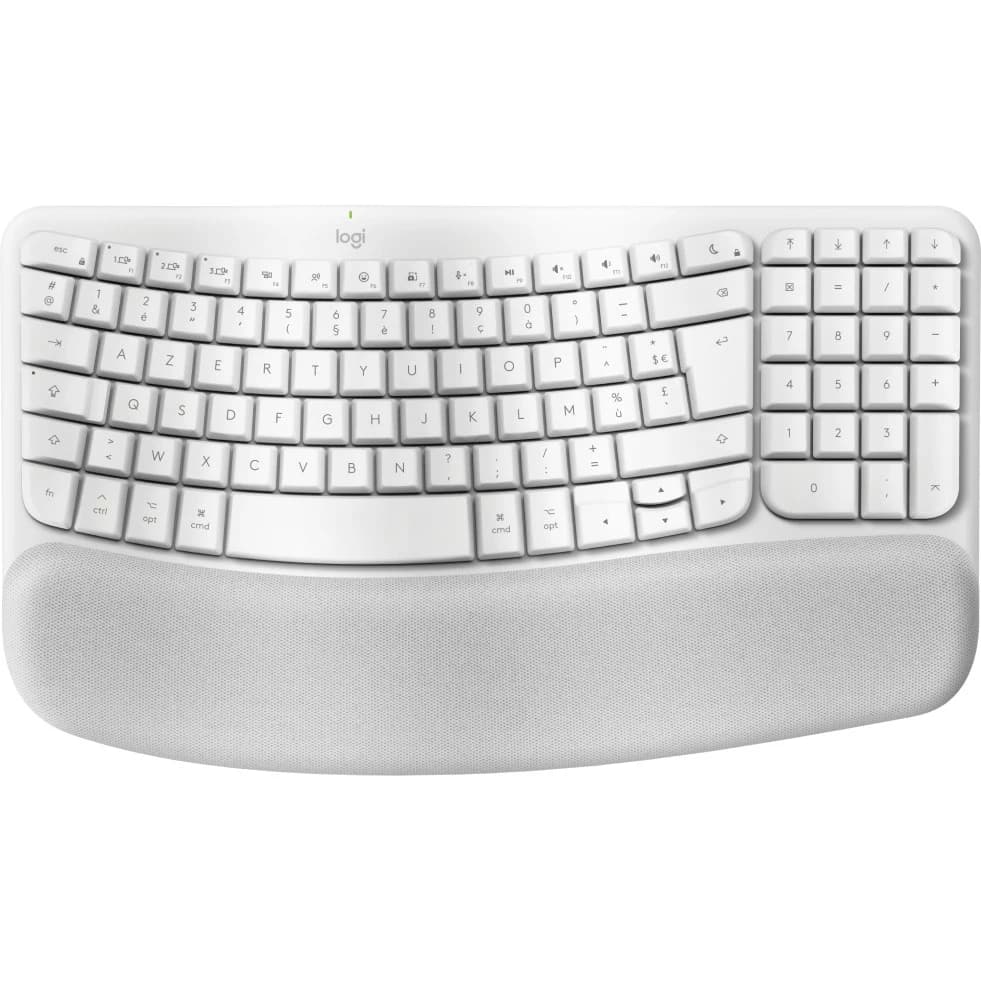 Logitech Wave Keys for Mac FR AZERTY (Off-White)