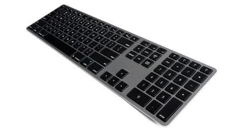 Matias Wireless Aluminum Keyboard for Mac (Space Gray) UK