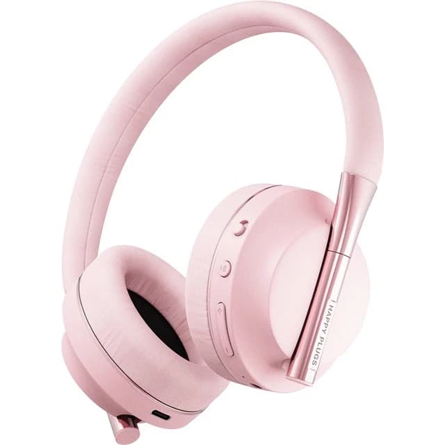 Happy Plugs Play Wireless On-Ear Headphones (Rose Gold)
