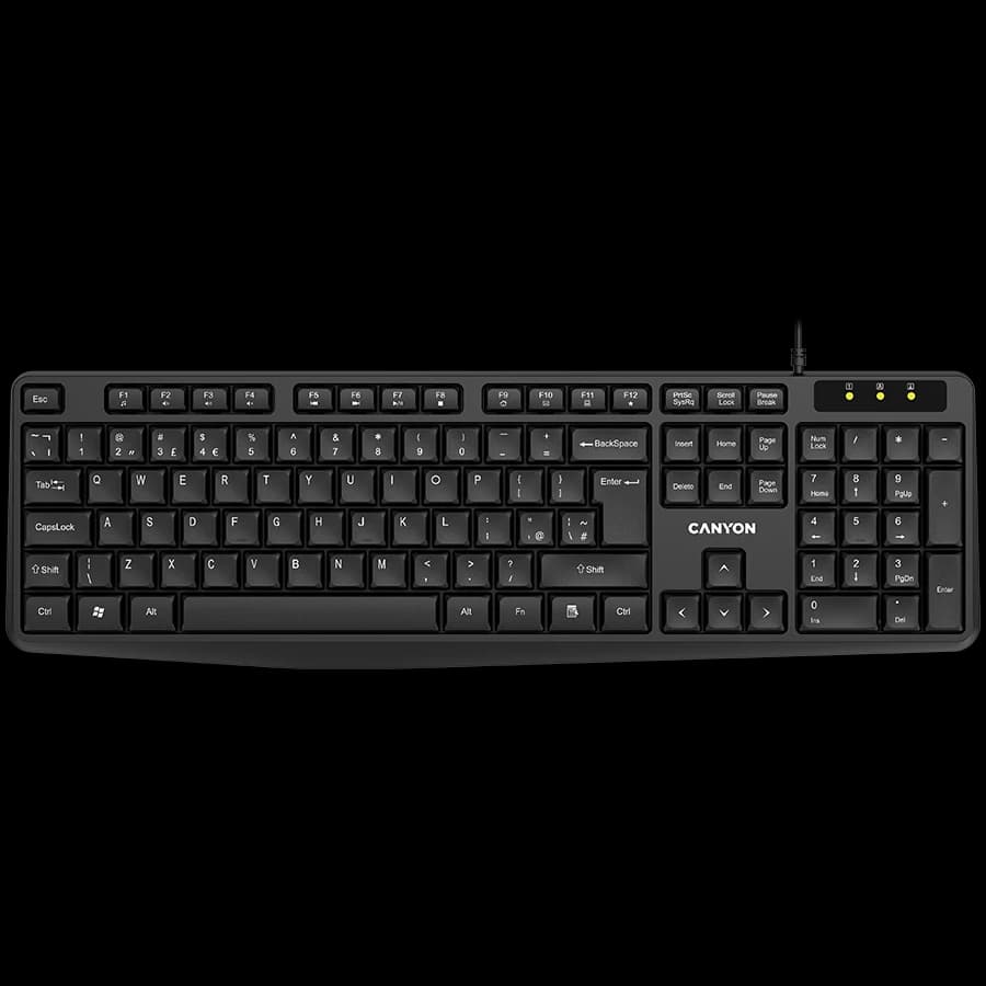 Canyon KB-1 Wired (Black) UK
