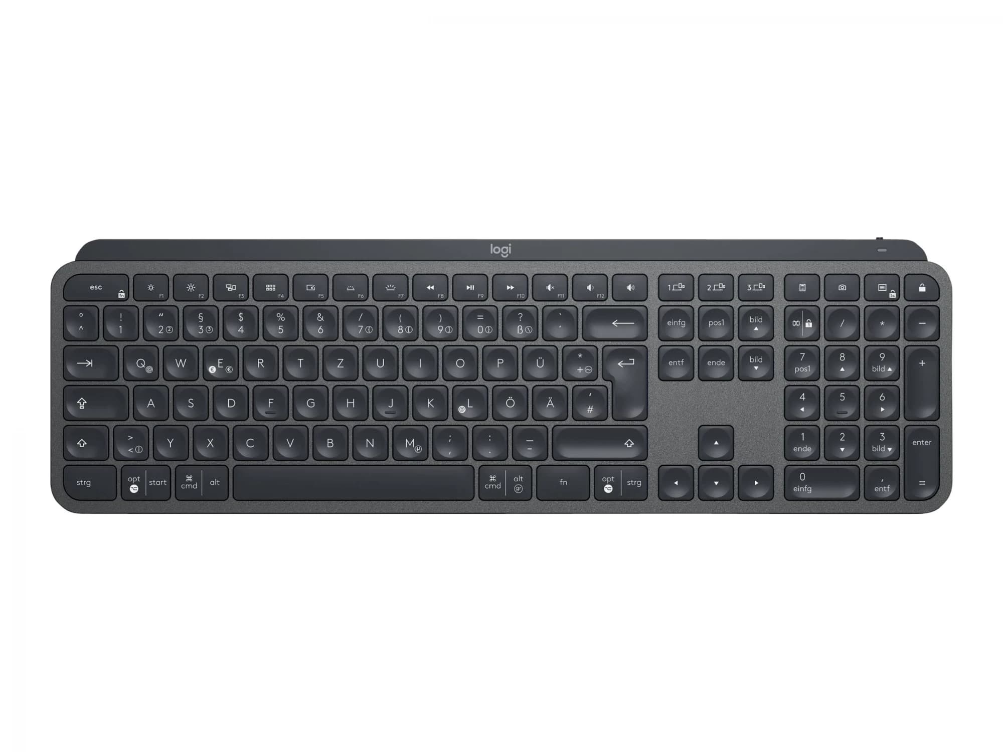 Logitech MX Keys Advanced Illuminated German (Graphite)