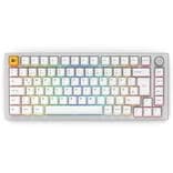 Glorious GMMK Pro 75% Pre-Built Fox Switch (White) German ISO