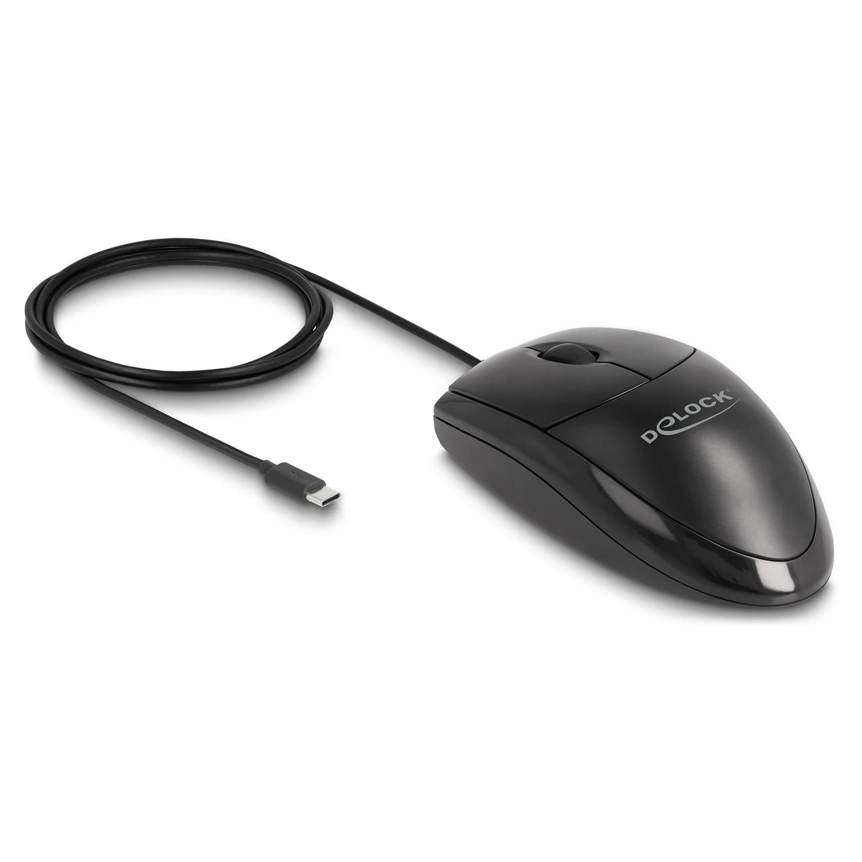Delock 12114 Optical USB Type-C Silent Mouse