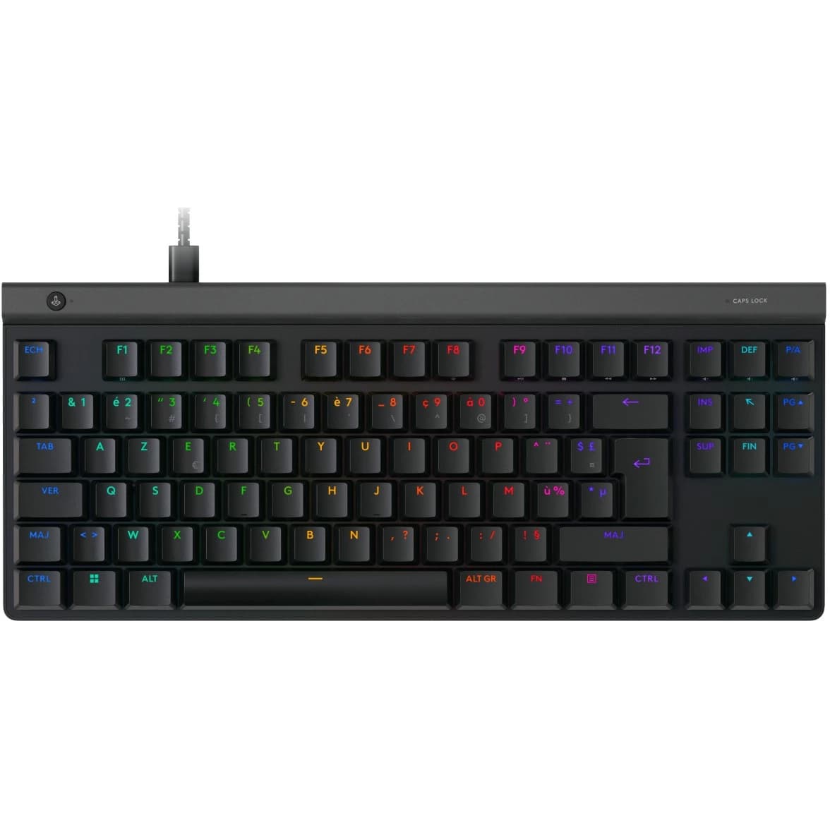 Logitech G515 TKL Wired GL Tactile (Black, FR)