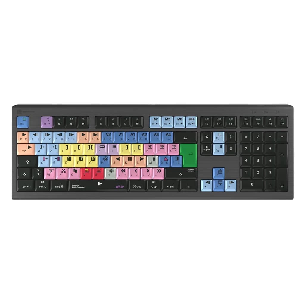 Logickeyboard Avid Media Composer Classic Astra 2 Mac French