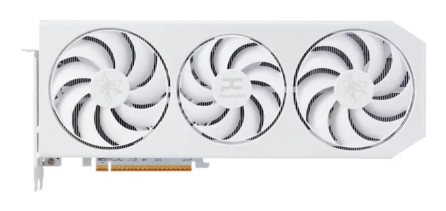 PowerColor RX 9070 XT Hellhound Spectral White OC 16GB