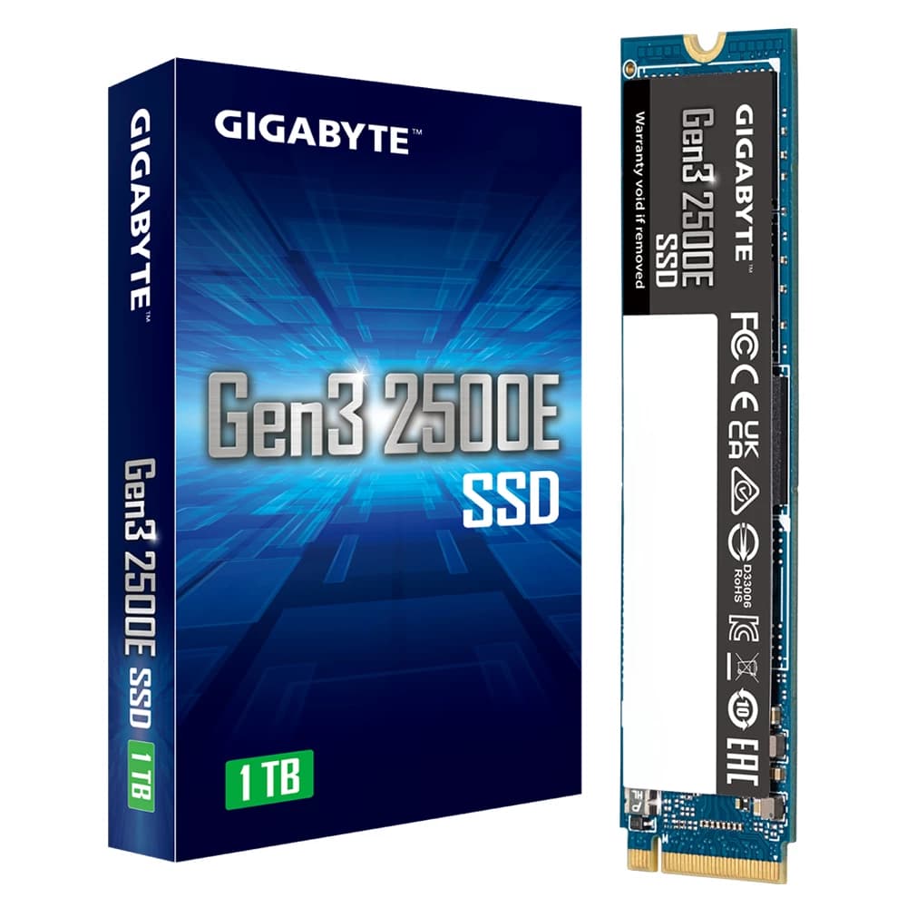 Gigabyte 1TB Gen3 2500E NVMe SSD