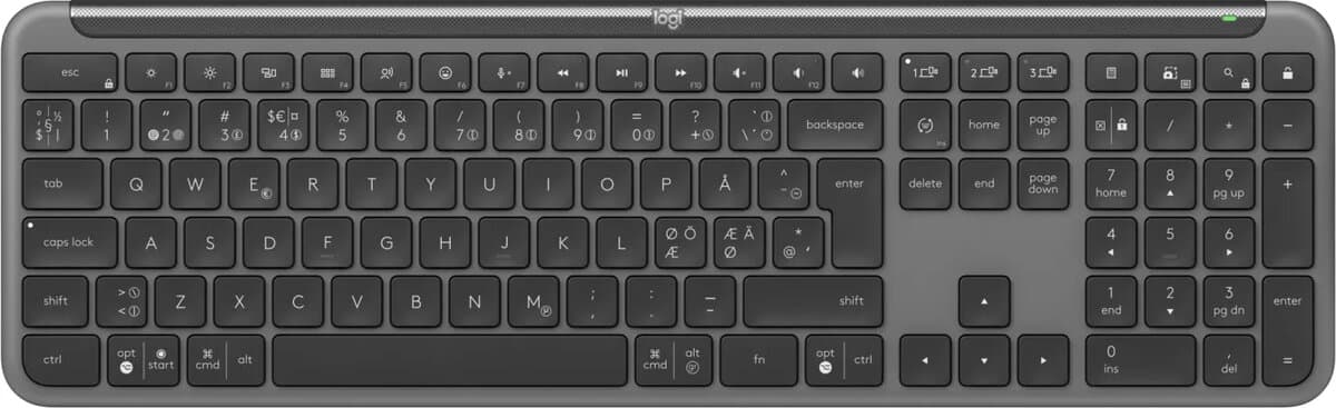 Logitech Signature Slim K950 Graphite Nordic