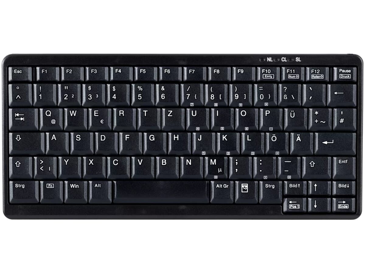 Active Key AK-4100 Keyboard PS/2 (Black) DE