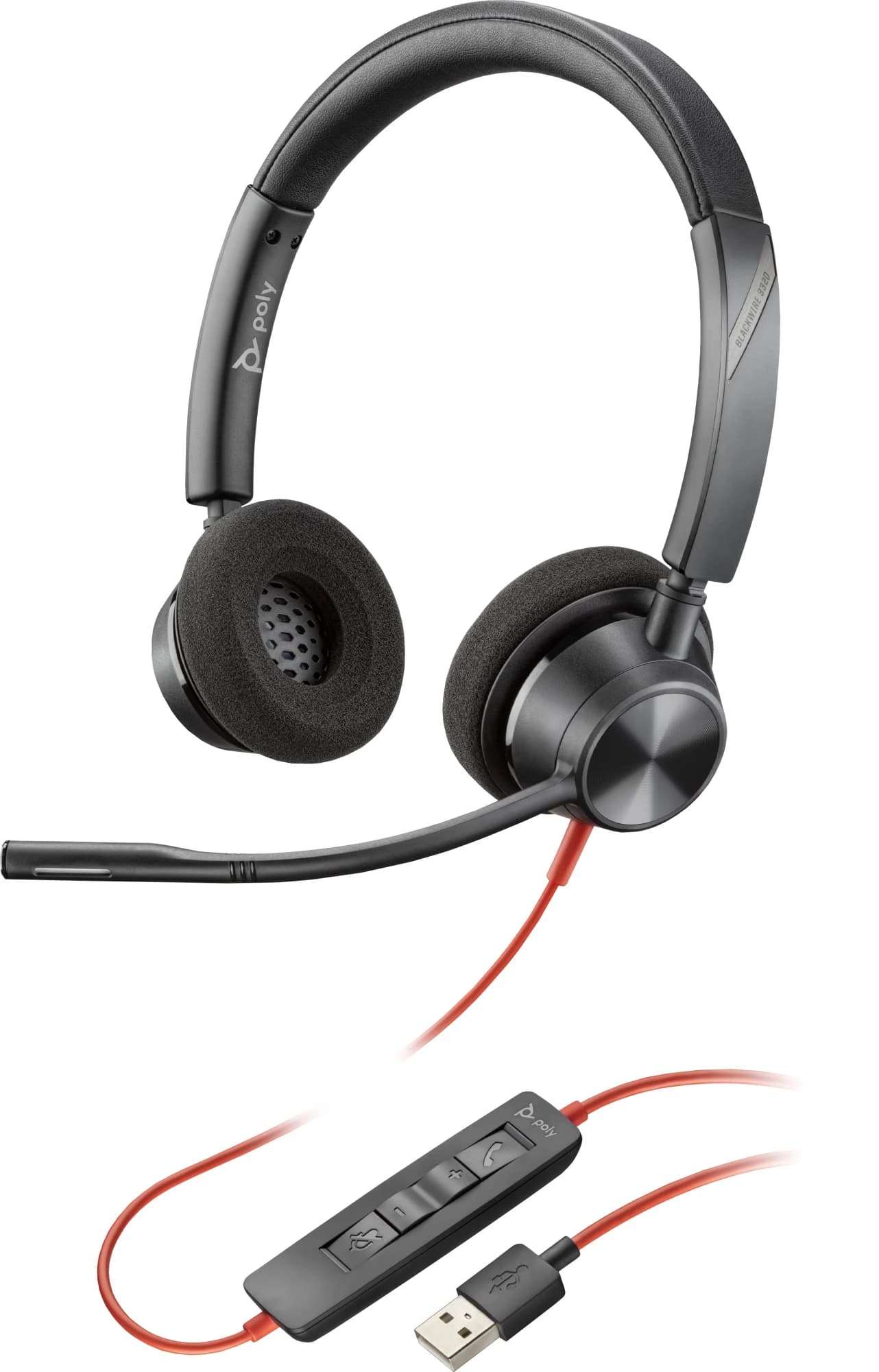 Poly Blackwire 3320 USB-A Stereo