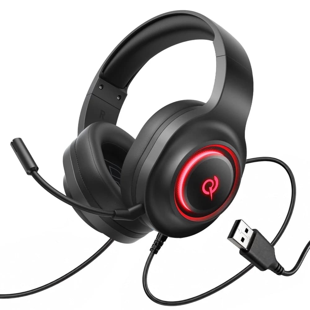 QCY V200 Pro Wired Gaming Headset 7.1 (Black)